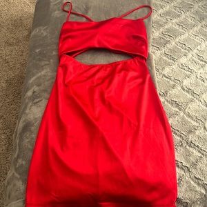 Red homecoming dress